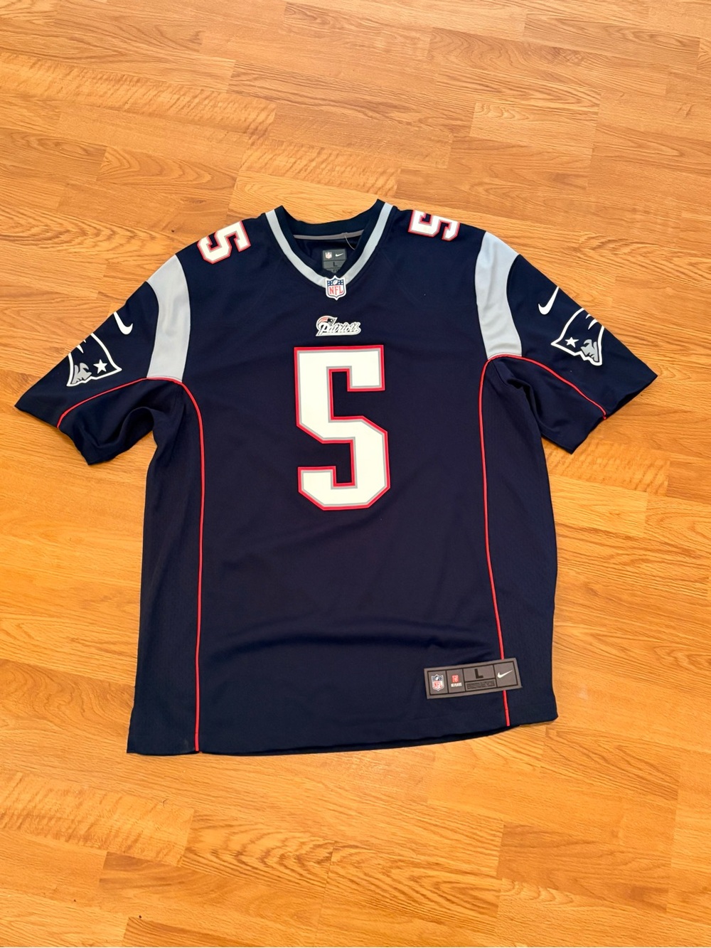 New England Patriots Tim Tebow Football Jersey by Nike Mens Size: Large